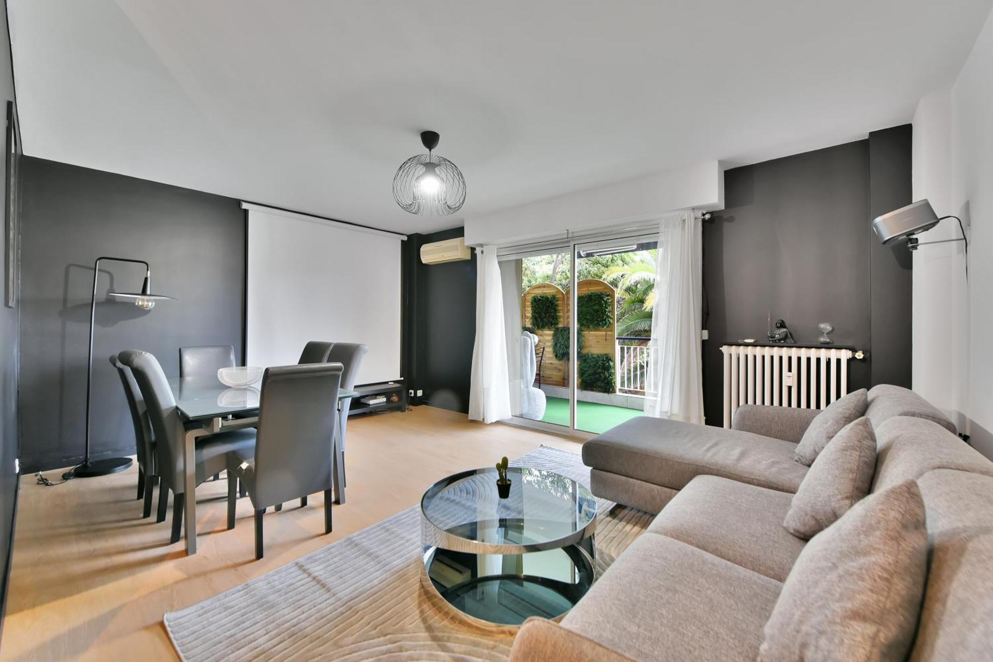 Le Sun Valley - Videoprojecteur Et Terrasse Zen Cannes Esterno foto